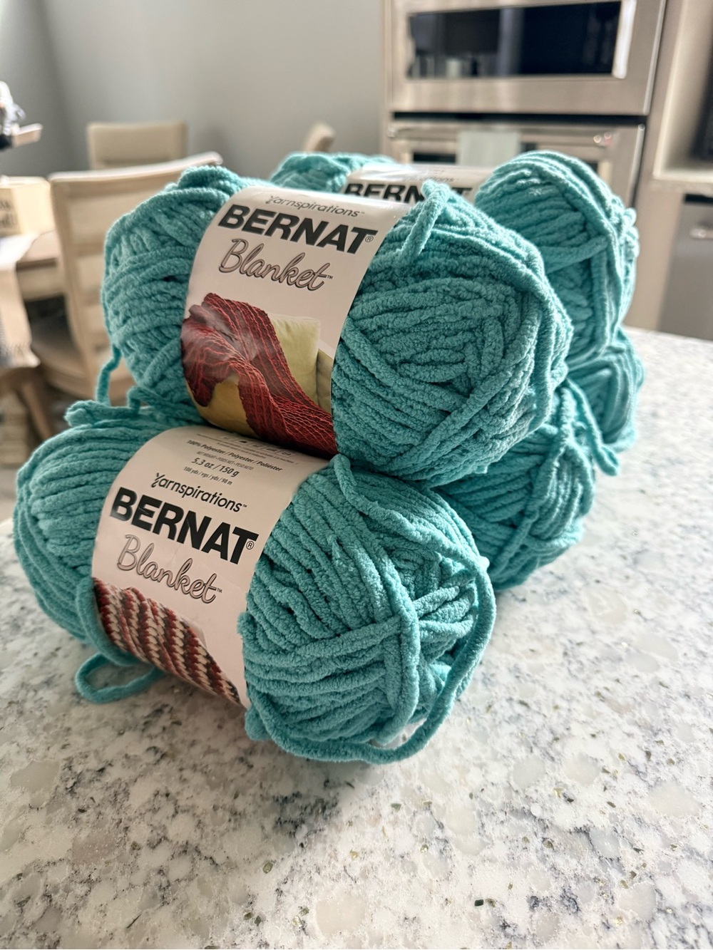 Bernat Blanket Yarn - Teal Aqua Bundle